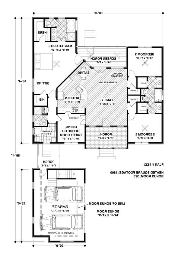 Floorplan image of The Bryarly House Plan